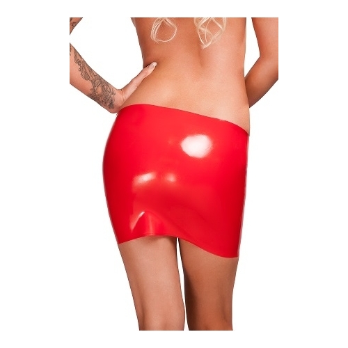 Saxenfelt Latex Mini Skirt S