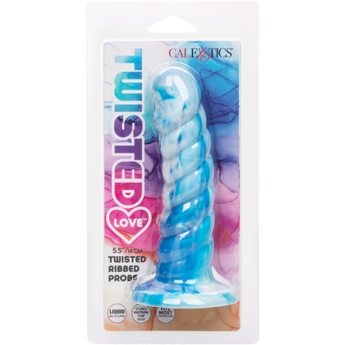 Twisted Love Twisted Ribbed Probe - Blue