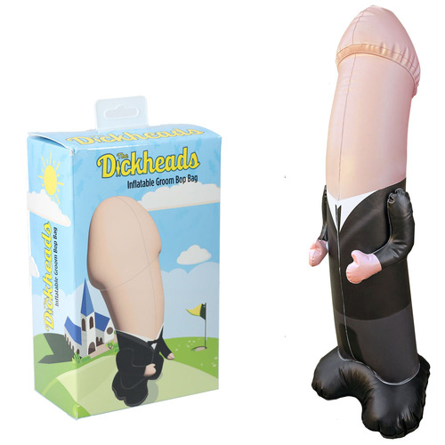 S-LINE The Dickheads - Groom Bop Bag 100 cm Inflatable Penis Punching Bag