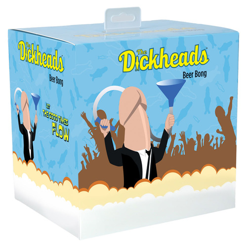 S-LINE The Dickheads - Beer Bong Blue Novelty Beer Bong