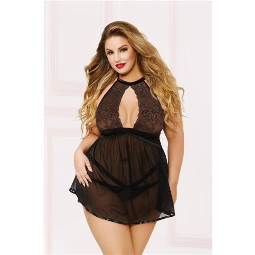 Seductress Babydoll Set X/2X 