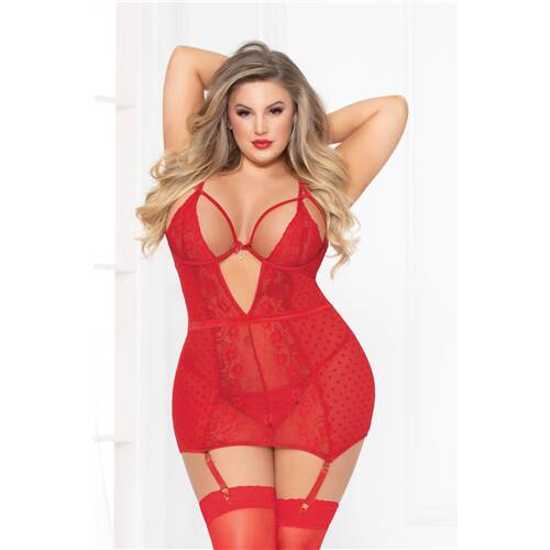 Love Affair Chemise Set  3X/4X 