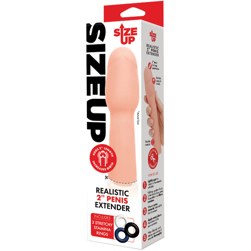 2" Realistic Penis Sleeve