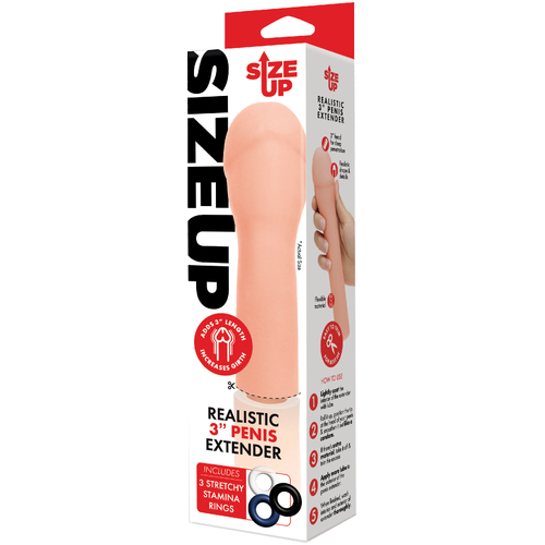 3'' Realistic Penis Sleeve