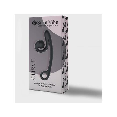 Snail Vibe Curve Vibrator Black