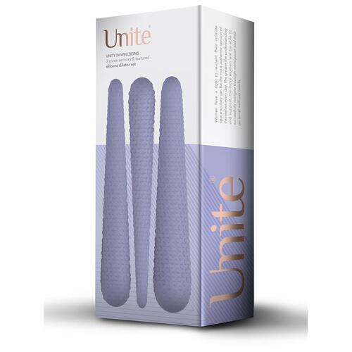 Unite Wellbeing 3 Piece Sensory Silicone Dilator Set