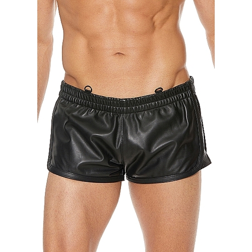 Versatile Leather Shorts  L/XL