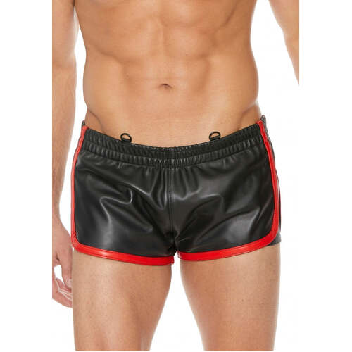 Versatile Leather Shorts L/XL