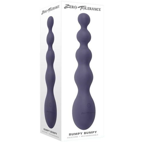 Zero Tolerance RUMPY BUMPY Purple 17.5 cm USB Rechargeable Vibrating Anal Beads